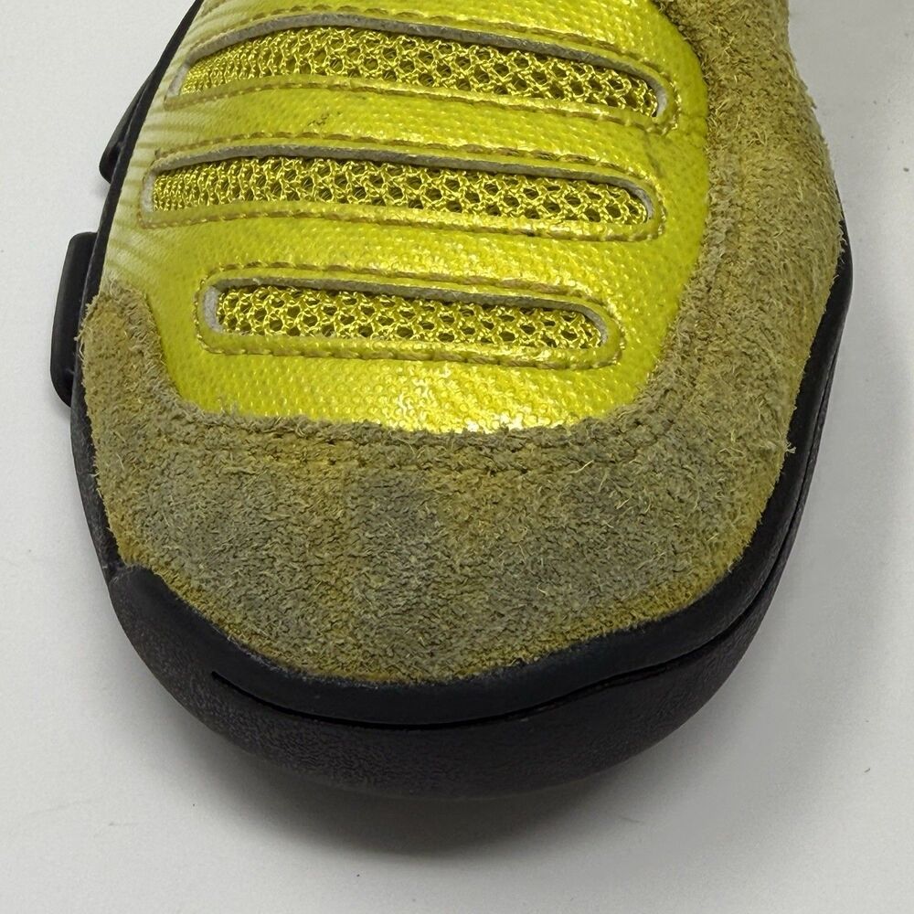 Anta Fencing Shoes Mens 6.5 Yellow Suede Mesh Professional Lightweight - Picture 6 of 16
